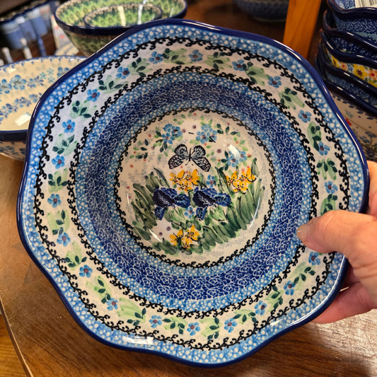Bowl   Wavy Edge   Small  8" 691-U5132  U4 pf0526