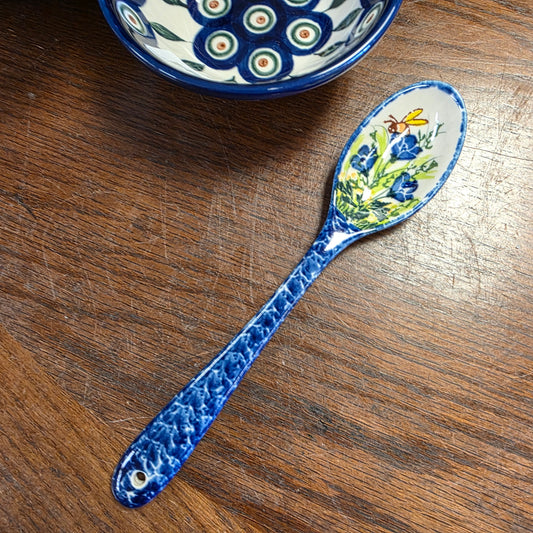 Spoon 8" Bees Blue