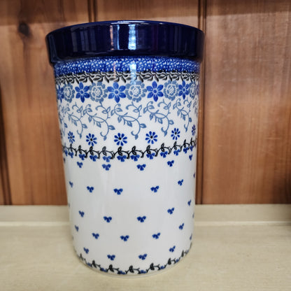 Wine/ Utensil Holder   7.75" H    2158X ~ Silver Lace