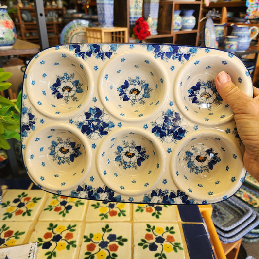 Muffin Pan 811-2222X Snow Poppy pf0425