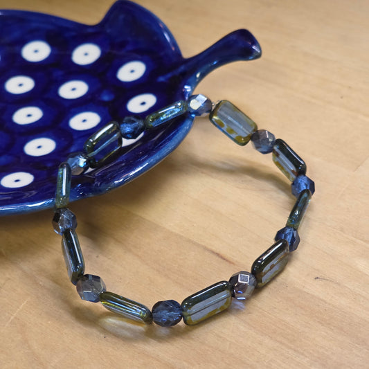 Bracelet Glass /  Blue