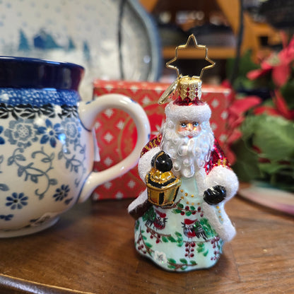 Ornament Radko ~ Cardinal Kris Kringle Gem 3"