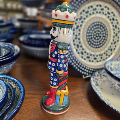 Nutcracker figurine 9" ~  Blue coat