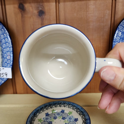 Mug w/Infuser and Saucer   12 oz.    2633X ~ Flower Works