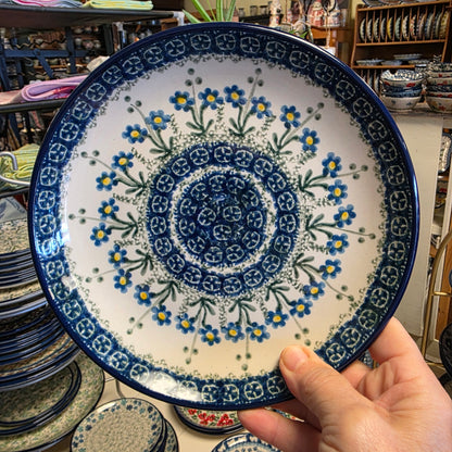 Plate   7.75"  Dessert   0614X ~ Blue Spring Daisy