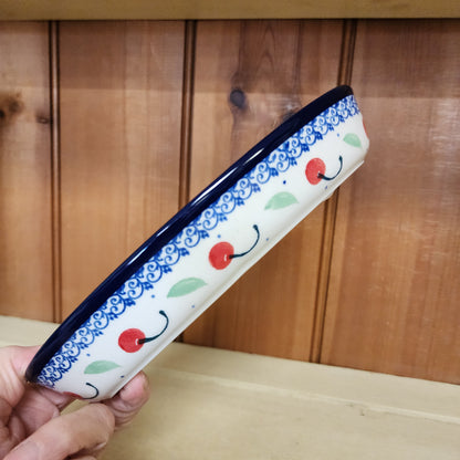 Dish ~ Divided Oval ~ Small 2715X ~ Cherry Pie