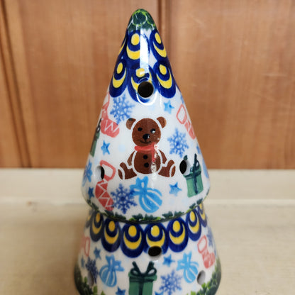 Tree Luminary 5.5" / Bear / presents *small*