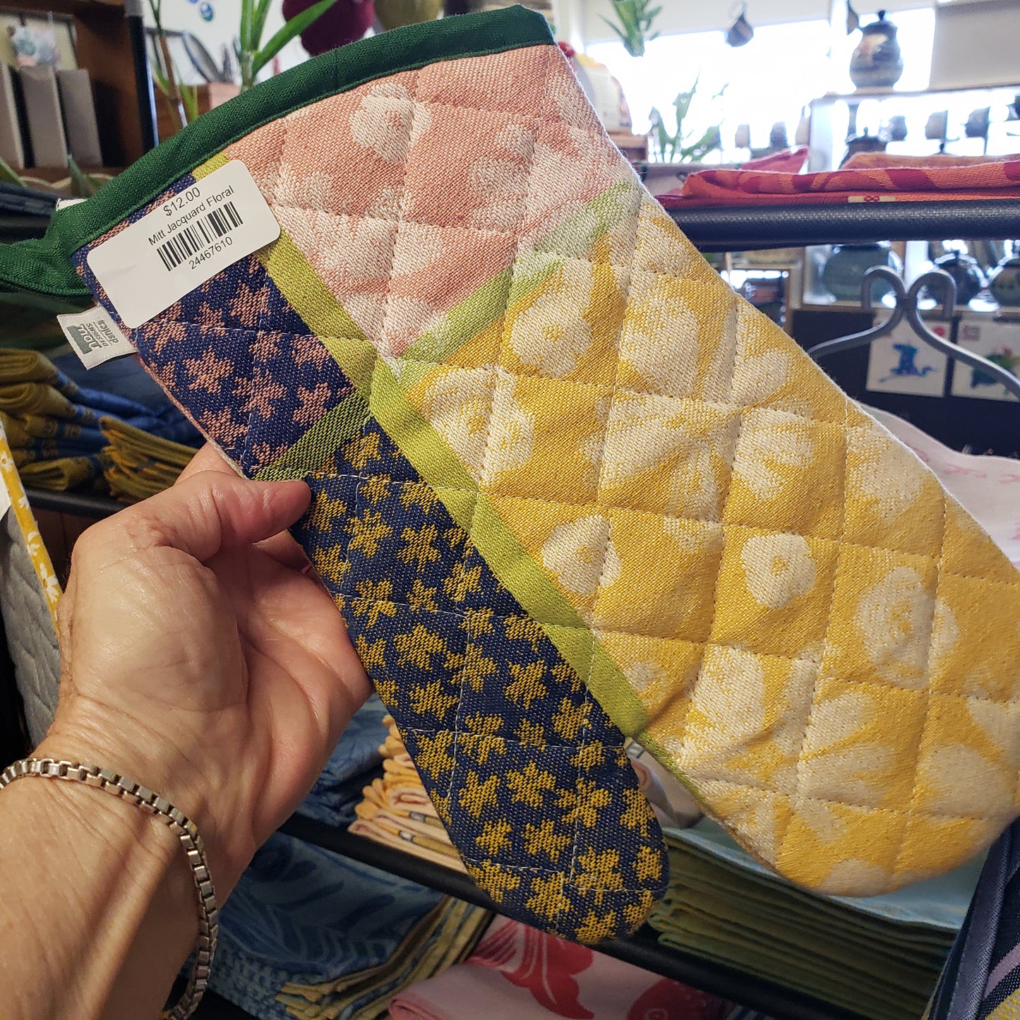 Mitt Jacquard Floral