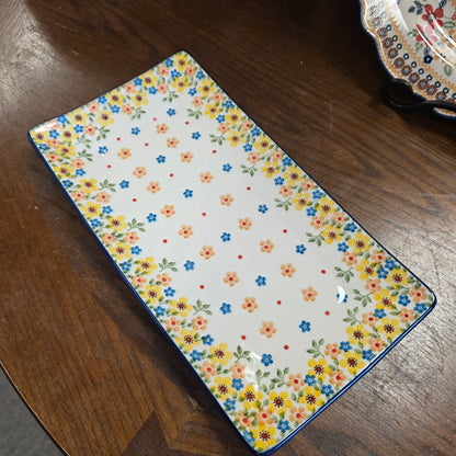 Rectangular Tray   11.8x6.5"    2225X ~ Buttercup