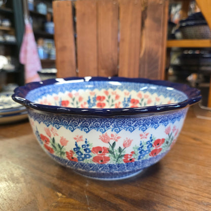 Bowl   Scalloped Edge  628-3220X  Whimsical Garden pf0526