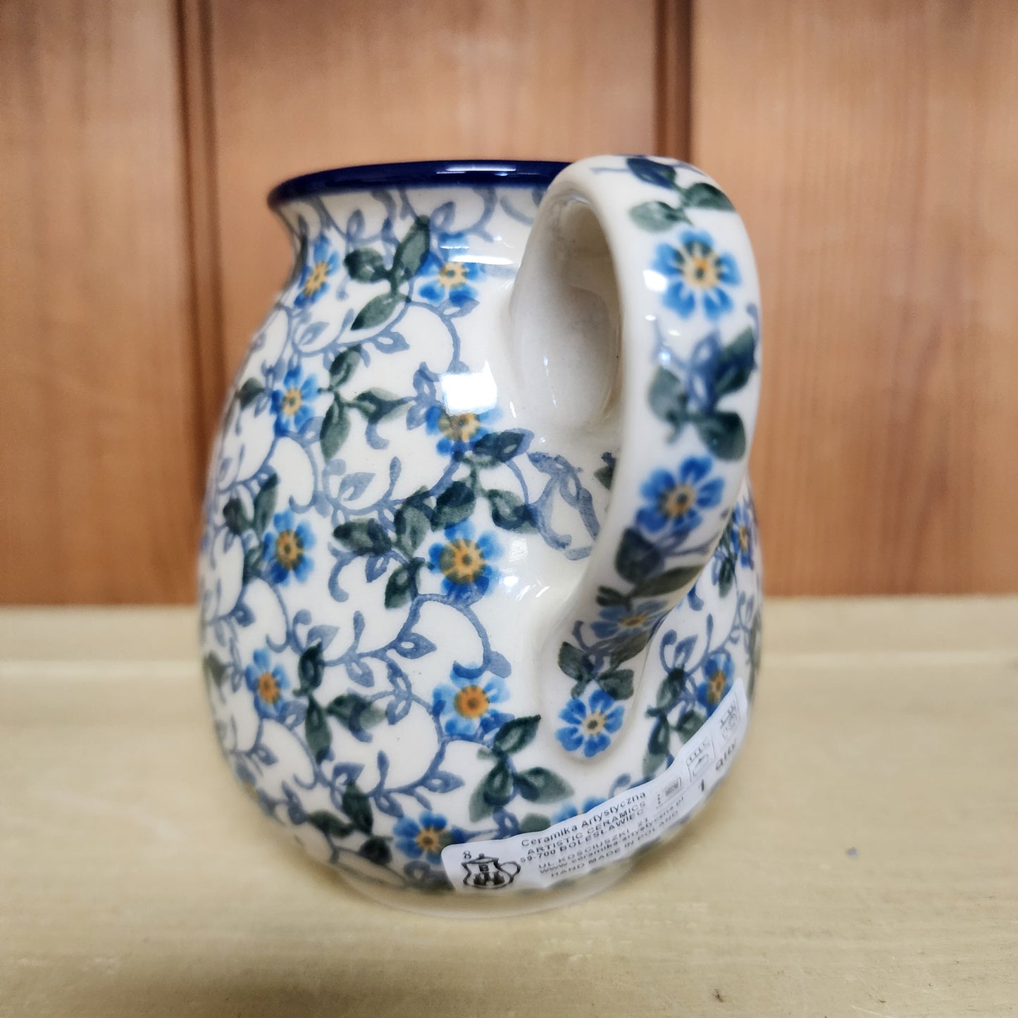 Pitcher 11 oz  B84-2089X ~ Forget Me Knots