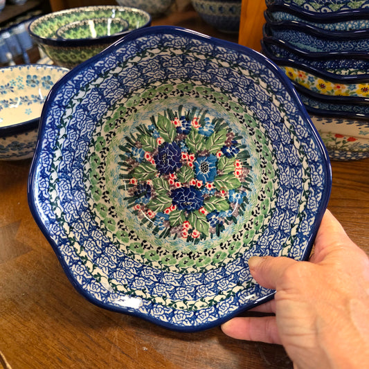 Bowl   Wavy Edge   Small  8" 691-U4572  U4 pf0526
