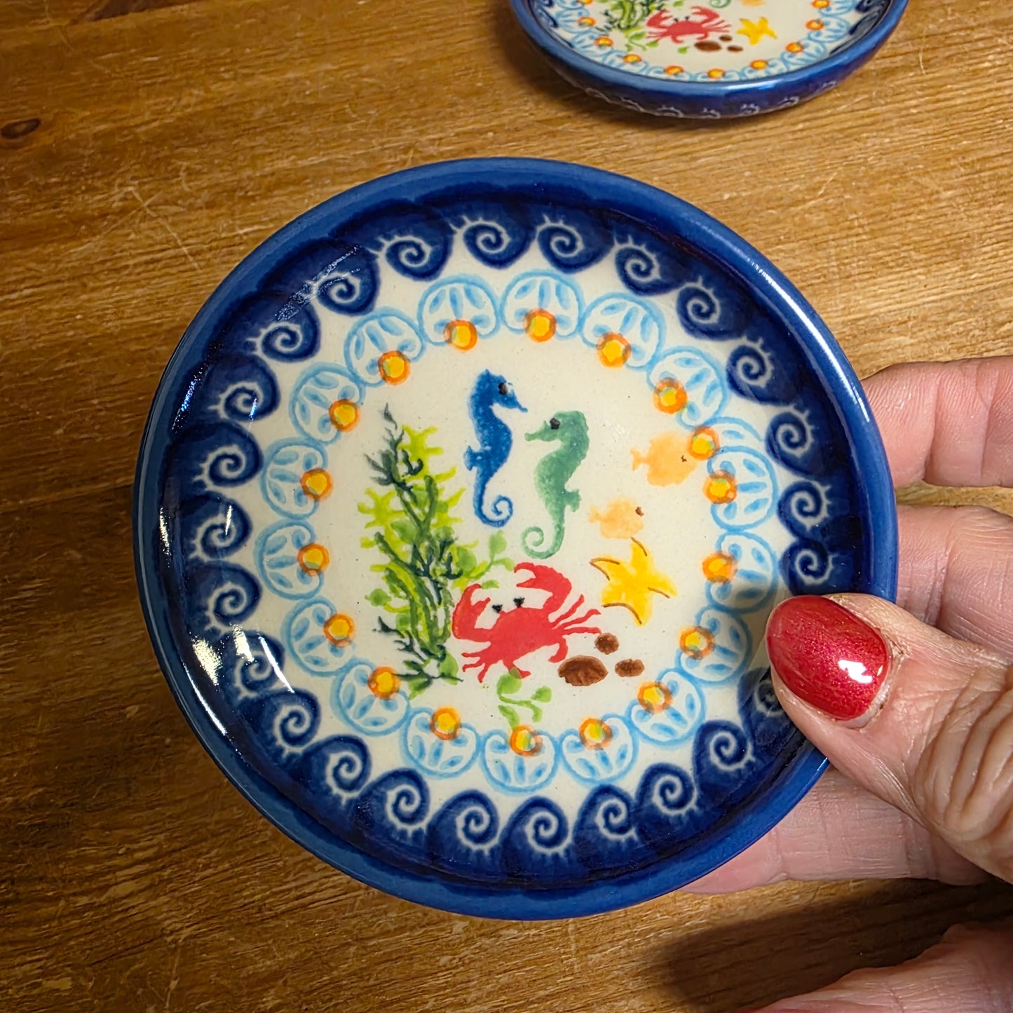 Coaster 4" ~ lip ~  Crab 884