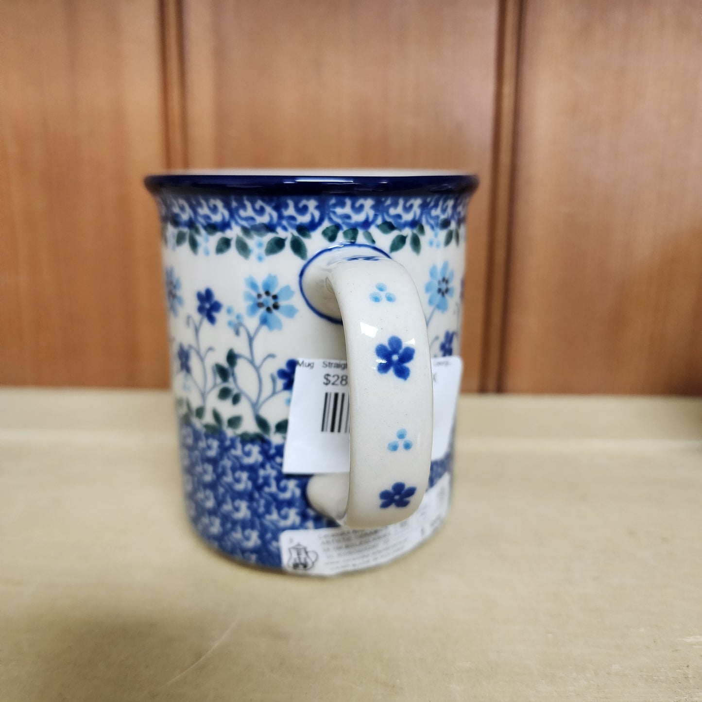 Mug   Straight Side   10  oz 236-2785X  Georgia Blue pf0526