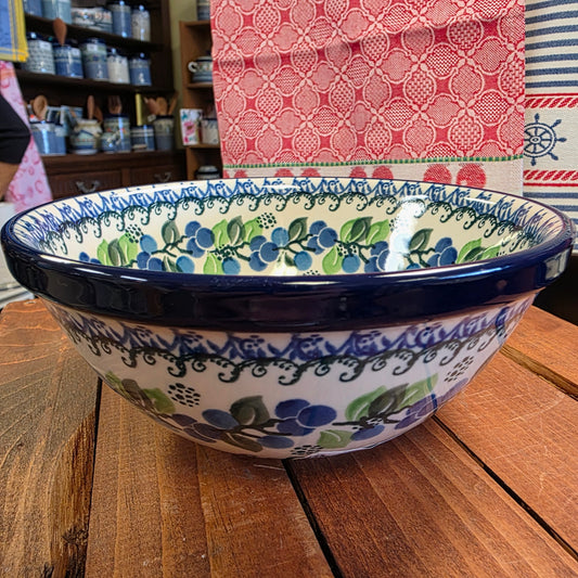 Bowl   Nesting   6.5" W 058-1416X  Blue Berries pf0526