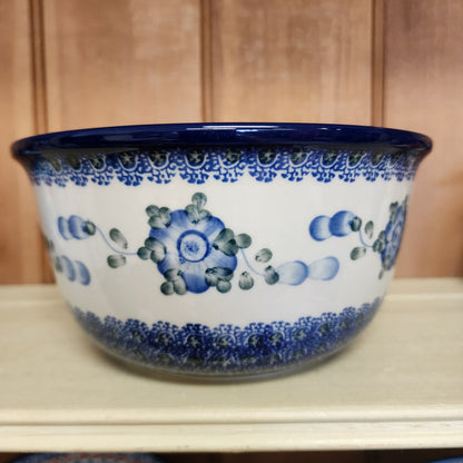 Bowl ~ 7 cup Mixing Bowl  Blue Poppy