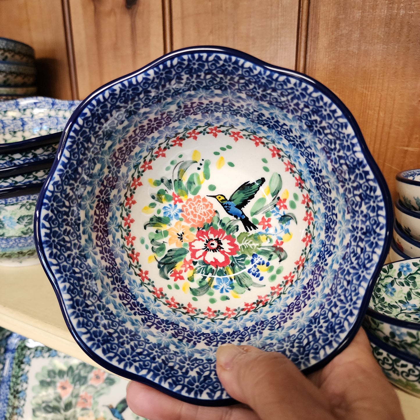 Bowl   Wavy Edge   5.75" A54-U3356  U4 pf0526