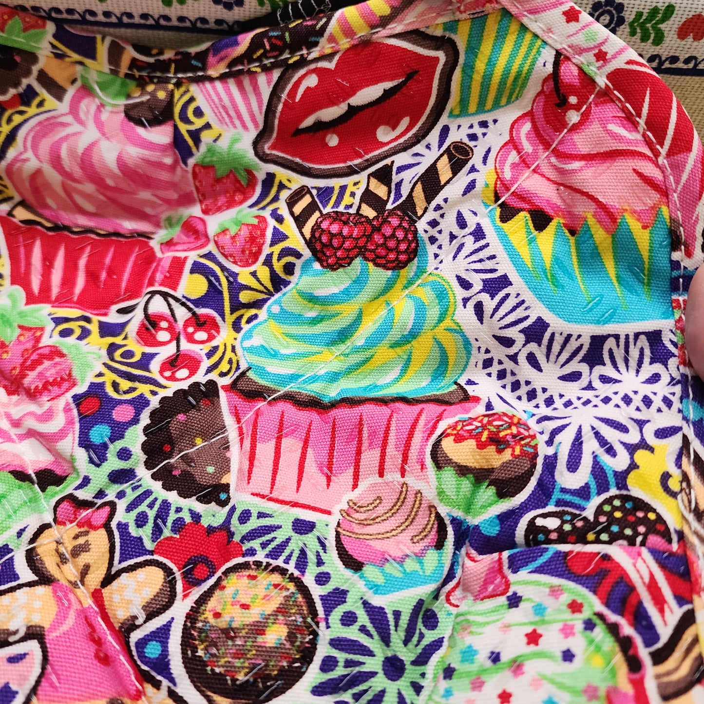 Cozy for Plate Sweet Treats pink print