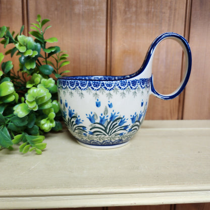 Bowl w/ Loop Handle   16 oz  845-1432X  Blue Bells pf0526