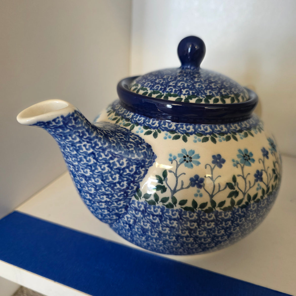 Teapot   (1 1/4 qt)  060-2785X  Georgia Blue pf0526