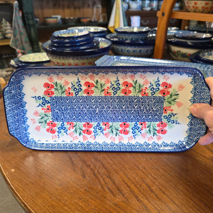 Tray   5.5" x 12"    3220X ~ Whimsical Garden