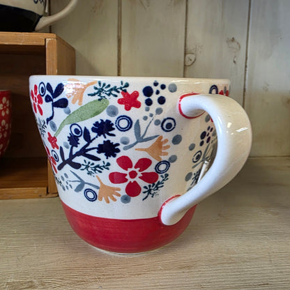 Mug XL ~ 24 oz Kasper cup ~ Red Garden Breeze gz5r