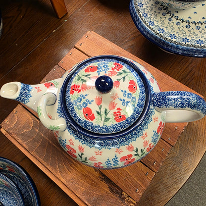 Teapot   1.75 Qt  444-3220X  Whimsical Garden pf0526