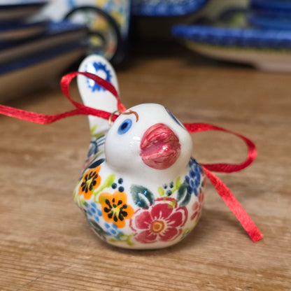 V416 ~ Bird Ornament reds    V416-VC209  Vena pf0526