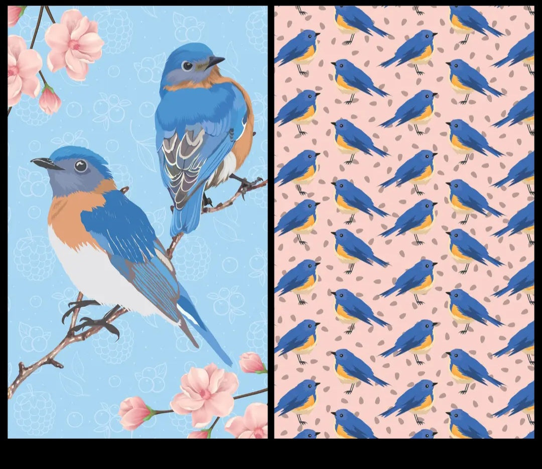 Towel /poly ~ Blue Bird