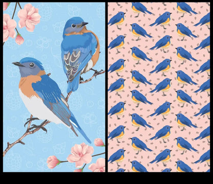 Towel /poly ~ Blue Bird