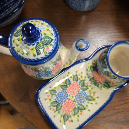 Bundle ~ Hydrangea Tea Set with FREE tea towel Bundle