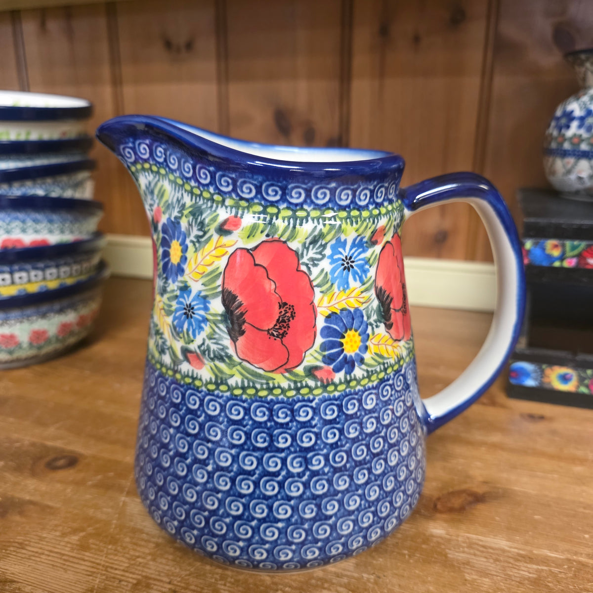 Pitcher 6 cup / 48 oz ART 2 Red Poppy