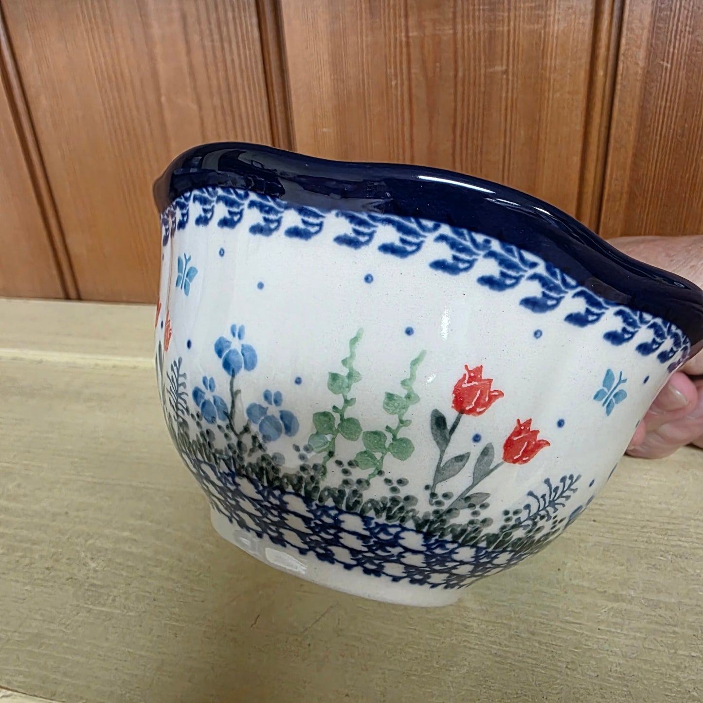 Bowl   Wavy Edge   5.75" A54-2903X  Tulip Horizon pf0526