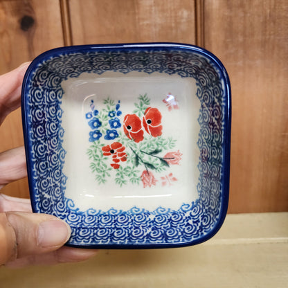 Bowl   Square Ramekin   3.75"   3220X ~ Whimsical Garden