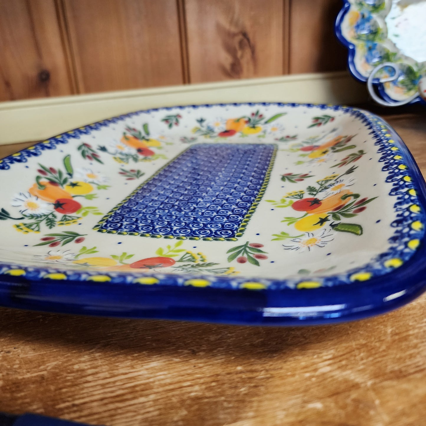 Platter 13"x9" Rectangular Vegie 1142