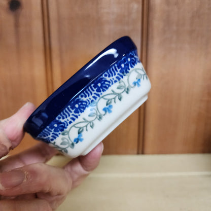 Bowl   Square Ramekin   3.75"   1932X ~ Song Bird