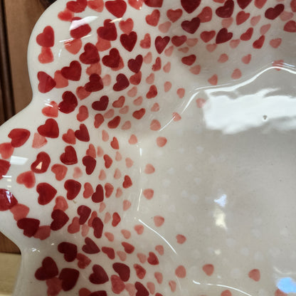 Baker / Bowl ~ Basket  Hearts 13"x10"x3"deep