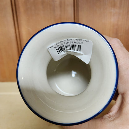 Vase ~ Bubble ~ 4.25" U408C ~ U4 Blue Jacek Chyla