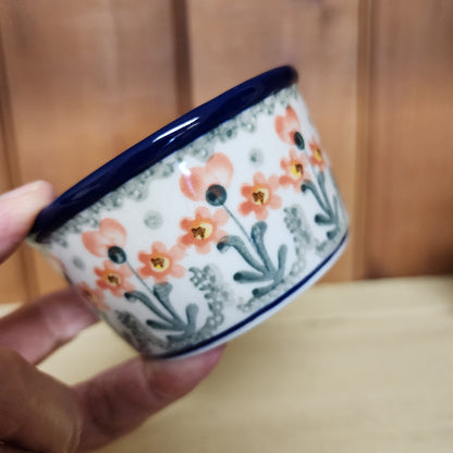 Bowl   Ramekin   3.75" 409 0560X ~ Peach Spring Daisy