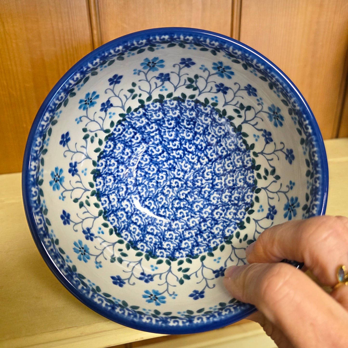 Bowl w/Pedestal   5.25"W  206-2785X  Georgia Blue pf0526
