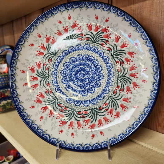 Plate   Dinner    10"   1437X ~ Crimson Bells