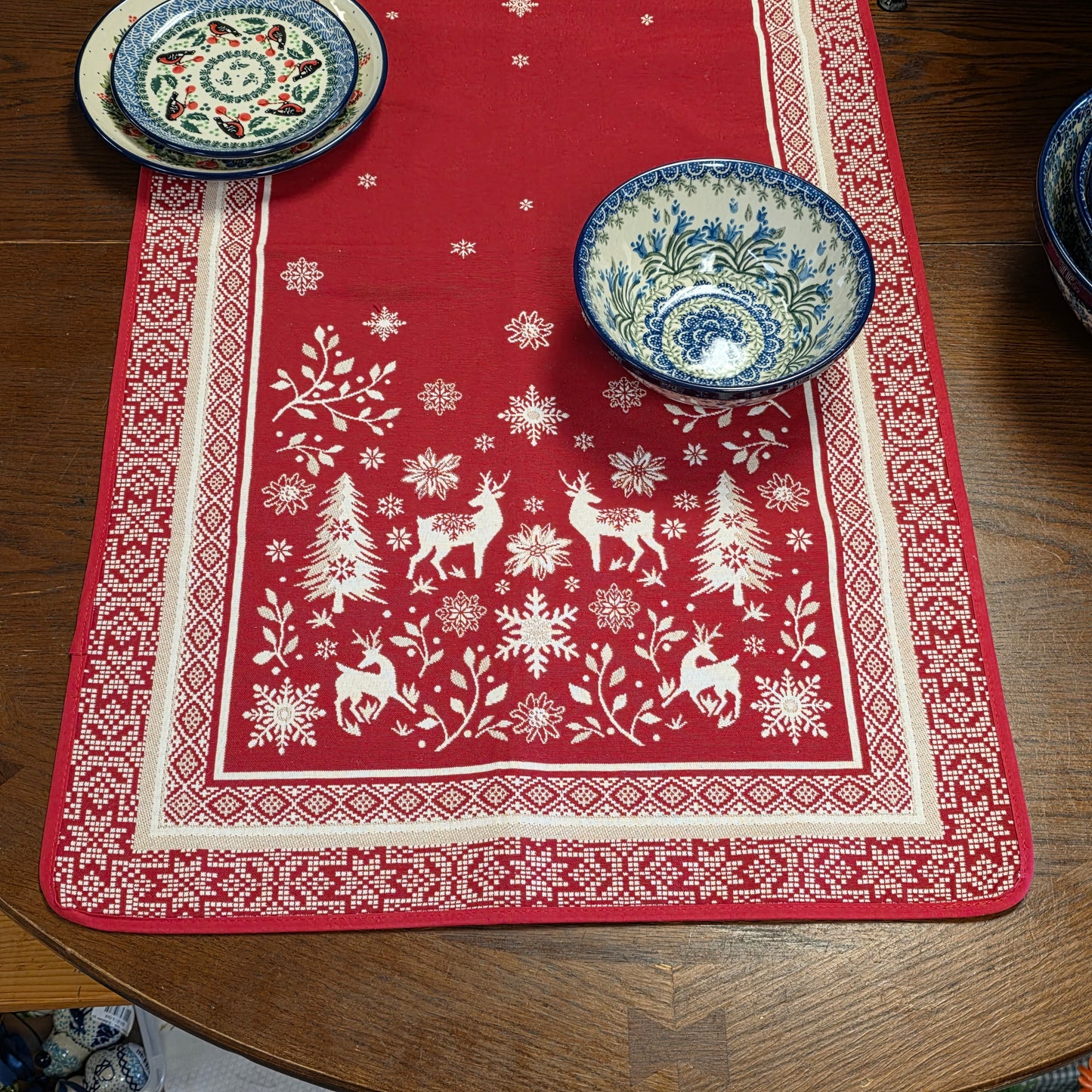 Runner Red Holiday 20"x68" #4834