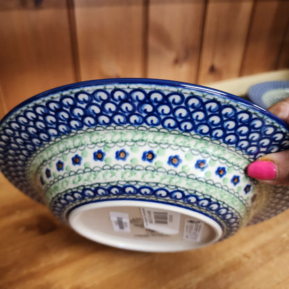 Bowl ~ Salad / Pasta ~ 9" 014-U408A ~ U4 Green J. Chyla  1.4 cups