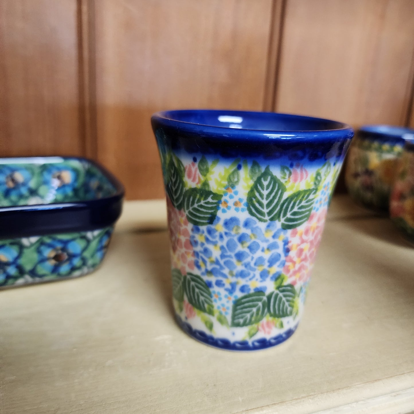 Tumbler 5 oz / Hydrangea 682/ 3" toothpick holder
