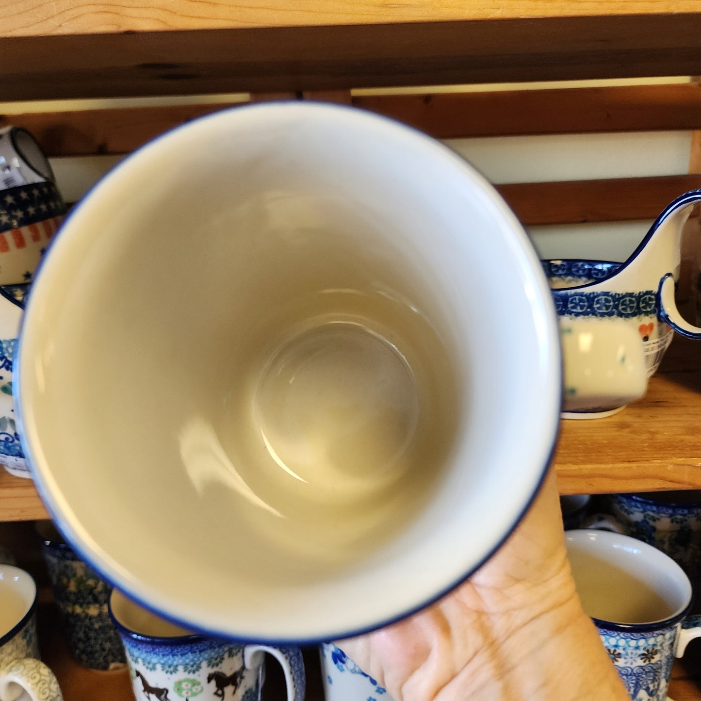 Mug ~ Bistro ~ 16 oz. 2668X ~ Dutch Iris