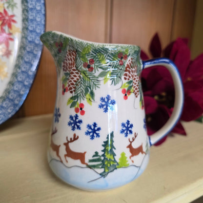 Pitcher 12 oz / 4.25"H ~ Reindeer 303