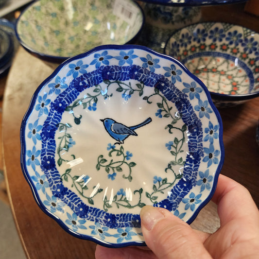 Bowl   Scalloped   4.5" 023-1932X  Song Bird pf0526