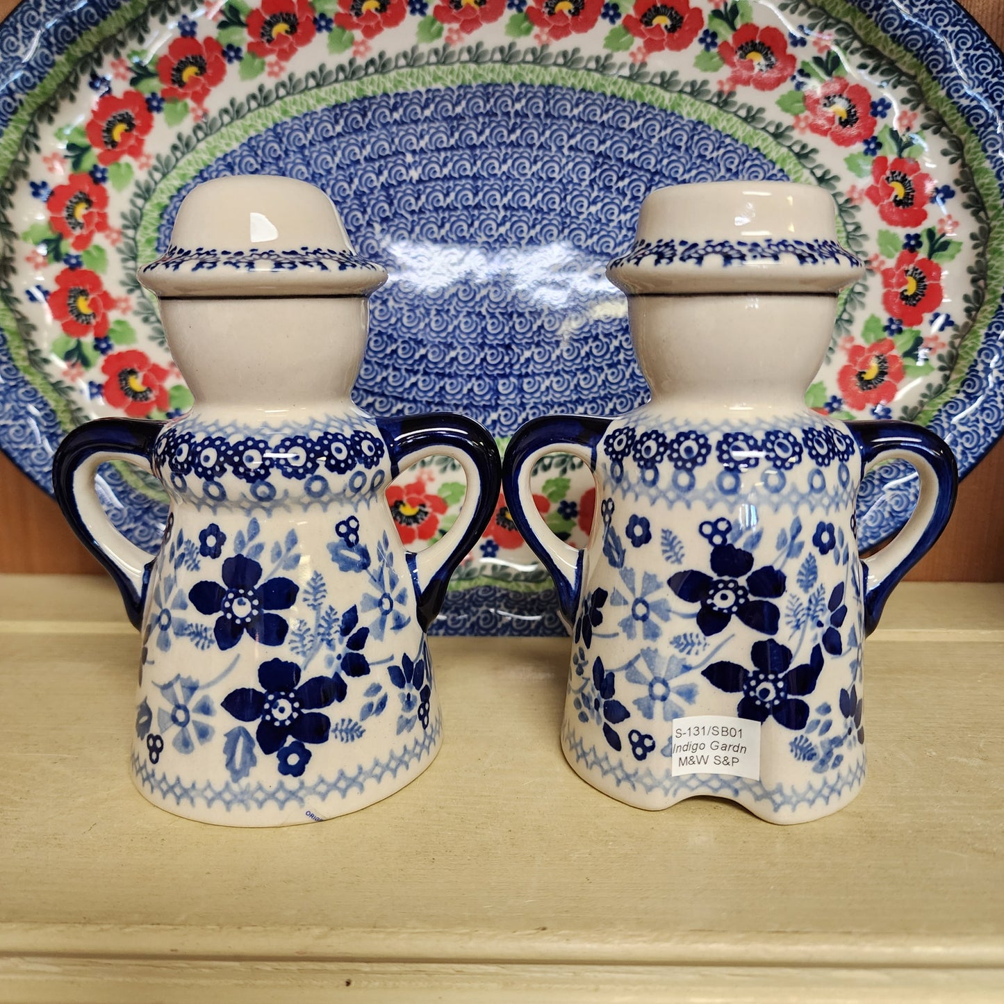 Salt & Pepper Man & Woman sb01 Indigo blue