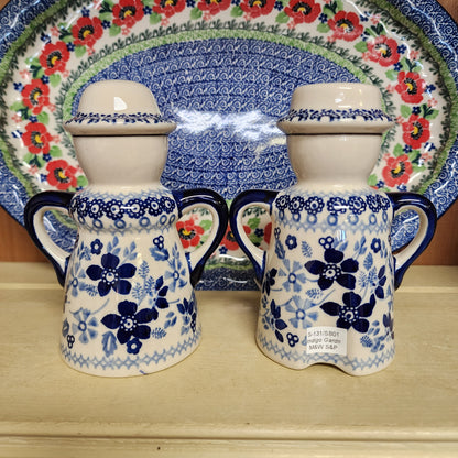 Salt & Pepper Man & Woman sb01 Indigo blue