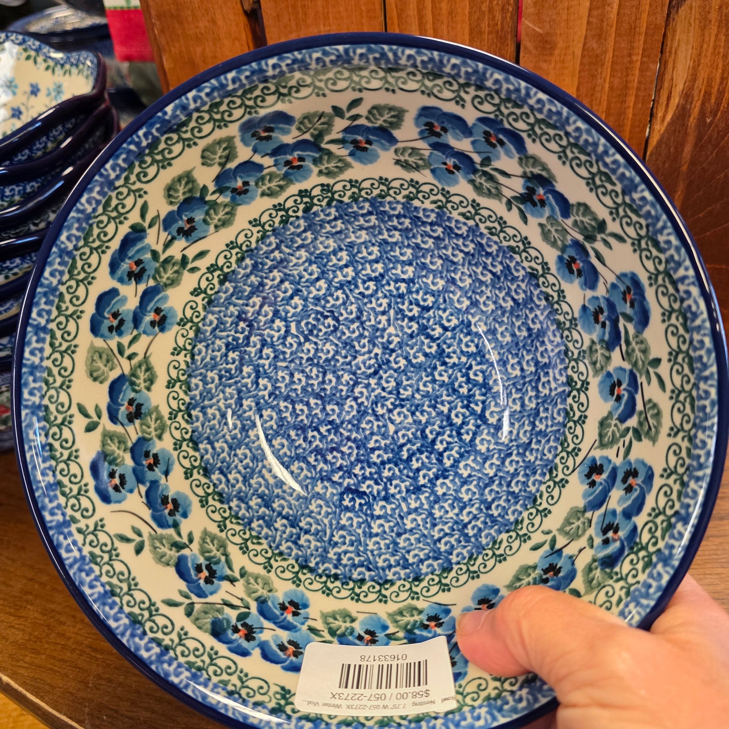 Bowl   Nesting   7.75" W 057-2273X  Winter Viola pf0526